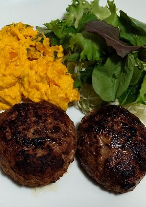 超簡単！ふっくらジューシーハンバーグ！-レシピのメイン写真