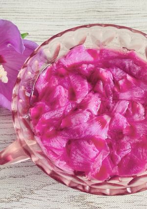 芙蓉の甘酢漬け　美肌に♡-レシピのメイン写真