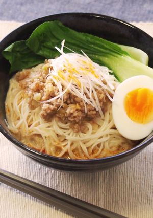 【島の光めんつゆ】冷やし坦々そうめん-レシピのメイン写真