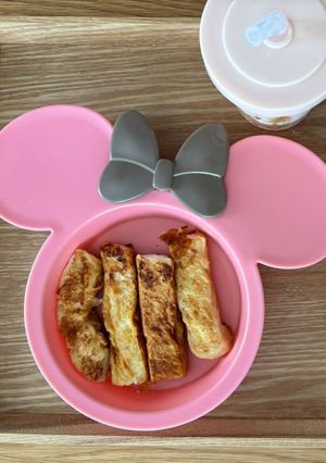 フレンチトースト風　離乳食-レシピのメイン写真