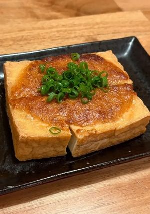 【簡単5分】おつまみにも♪厚揚げのマヨ味噌焼き-レシピのメイン写真