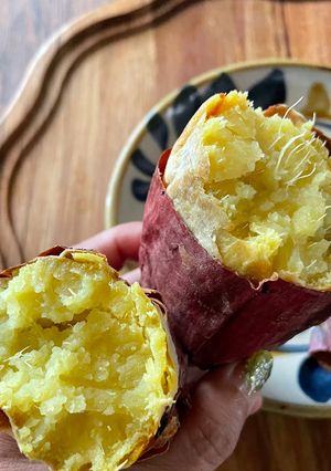 トースターに入れるだけ！焼き芋の作り方-レシピのメイン写真