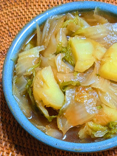 白菜とじゃがいもの煮物-レシピのメイン写真
