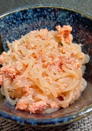 【作り置き】しらたきの辛子明太子和え-レシピのメイン写真