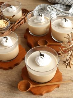 ほうじ茶きな粉プリン-レシピのメイン写真