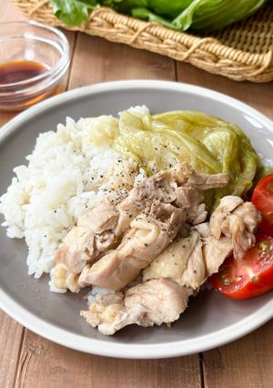 簡単♪鶏肉とレタスのアジアンライス-レシピのメイン写真