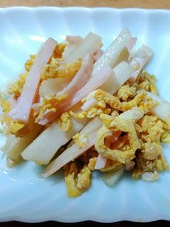 ウド・卵・ハムの酢の物-レシピのメイン写真
