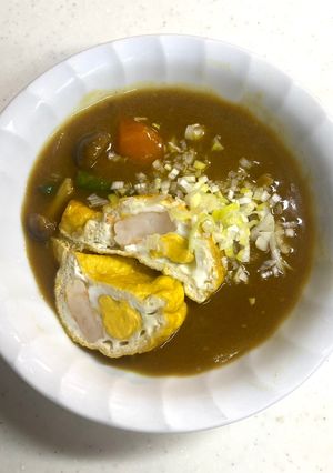 卵巾着のカレースープ！-レシピのメイン写真