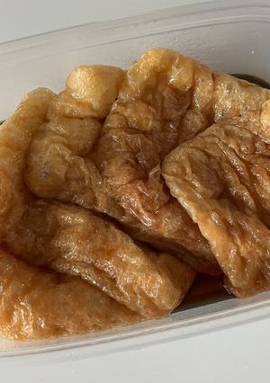 レンジでいなり寿司の皮-レシピのメイン写真