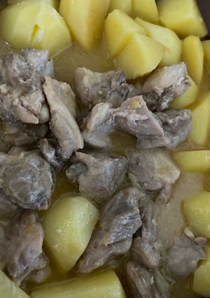 鶏とじゃがいもの味噌バター煮-レシピのメイン写真