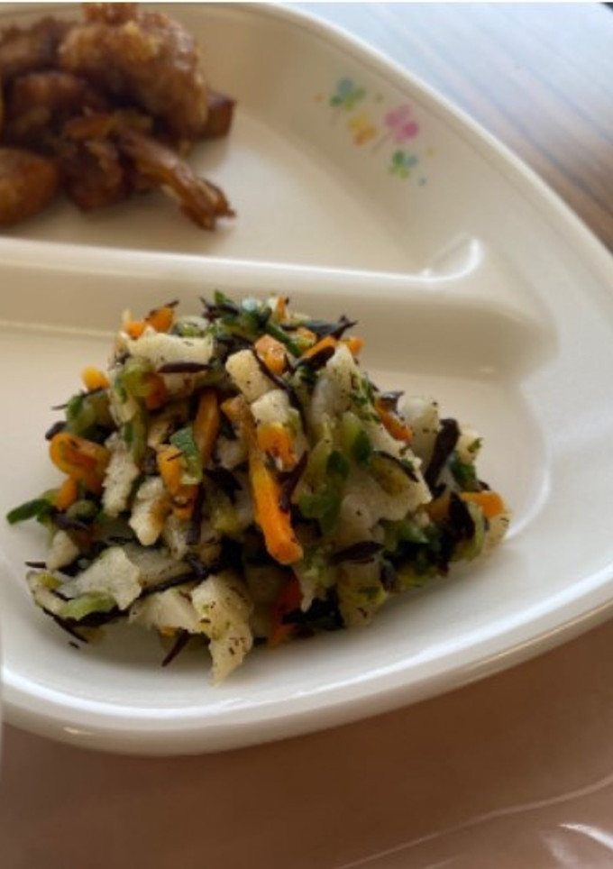 ひじきと蓮根のすだち和え河内長野学校給食-レシピのメイン写真