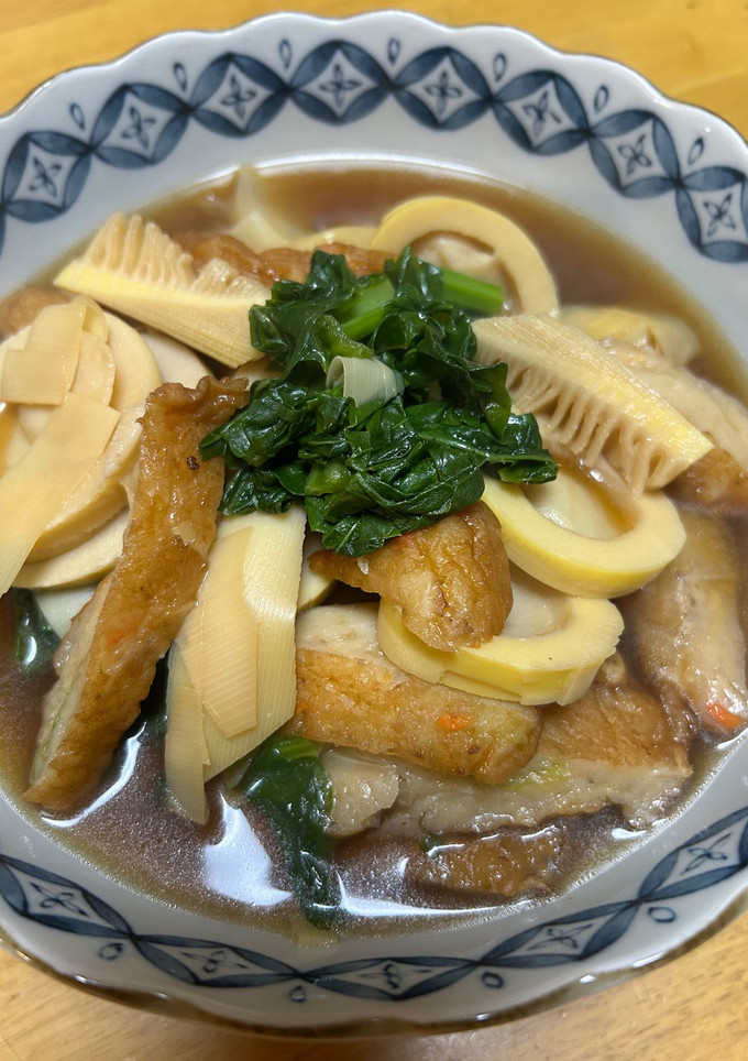 たけのこと寄せ揚の煮物-レシピのメイン写真