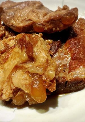 豚バラ軟骨のトロトロ煮〜すき焼きのタレで-レシピのメイン写真