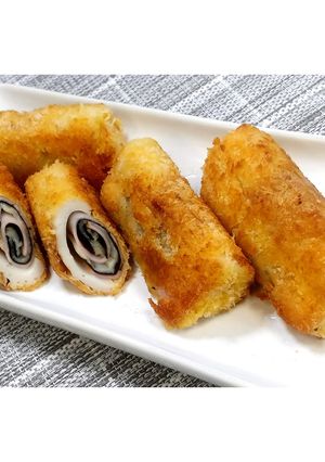 ちくわのチーズハムかつ★動画あり★-レシピのメイン写真