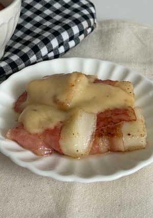 ガーリックベーコンチーズ餅-レシピのメイン写真