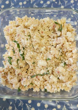 梅香る豆腐クスクス・和風サラダ仕立て-レシピのメイン写真