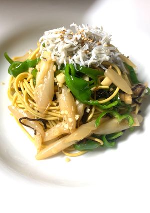 アスパラとしらすの和風パスタ-レシピのメイン写真