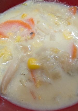 野菜たっぷりコーンクリームスープ-レシピのメイン写真