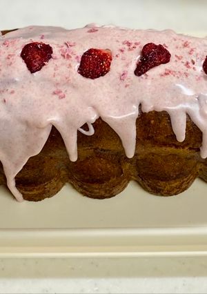さくらストロベリーパウンドケーキ-レシピのメイン写真