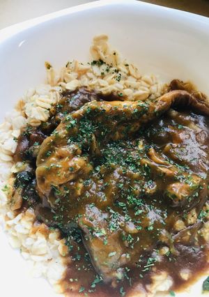 あまりカレー●鶏皮オートミールカレー-レシピのメイン写真