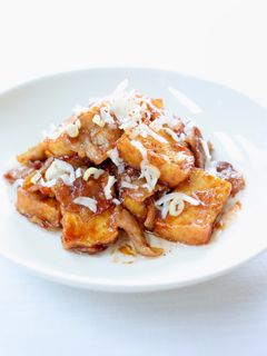 ご飯に合う【絹揚げと豚の味噌炒め】-レシピのメイン写真