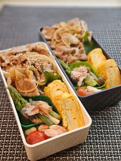 生姜焼き弁当 by 戦うコックサン 【クックパッド】 簡単おいしい