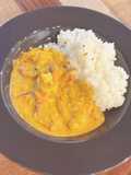 ココナッツ香るエビカレー