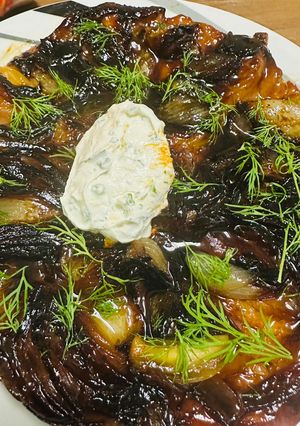 一つのパンで作れる〜玉ねぎのタルトタタン-レシピのメイン写真
