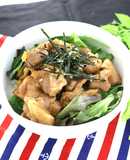 甘辛タレでご飯が進む♪鶏肉の照り焼き丼
