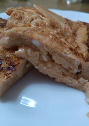 ごはんにピッタリ♪キムチ玉子焼き☆-レシピのメイン写真