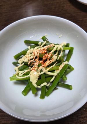 茹でアスパラの一味マヨネーズ-レシピのメイン写真