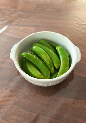 レンジで簡単スナップエンドウ-レシピのメイン写真