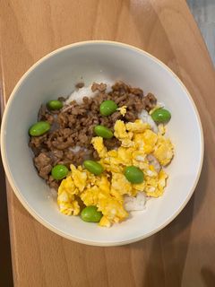 鶏そぼろ丼-レシピのメイン写真