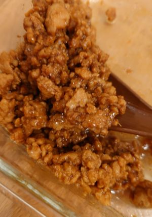鶏モモひき肉の肉味噌-レシピのメイン写真