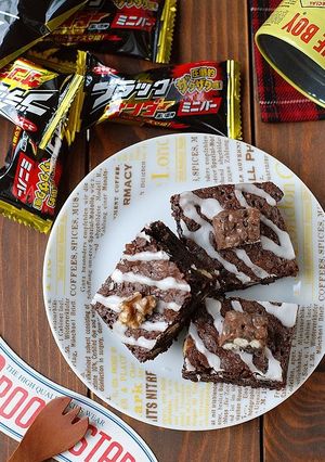 ザクザク☆ブラックサンダーブラウニー-レシピのメイン写真