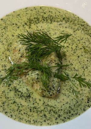 鶏むね肉のバジルクリームソース-レシピのメイン写真