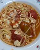 蒟蒻パスタのトマトスープスパゲッティー