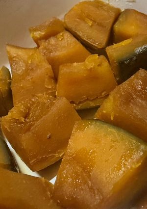 かぼちゃ嫌いの子供でも食べれるカボチャの煮物-レシピのメイン写真