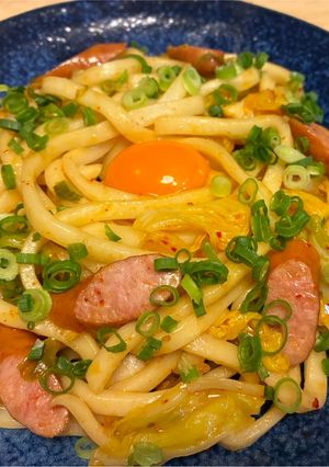 キムチ焼きうどん-レシピのメイン写真