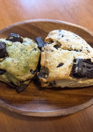 チョコ抹茶スコーン&チョコスコーン-レシピのメイン写真