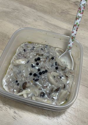 鬼簡単！きのこたっぷりチーズリゾット-レシピのメイン写真