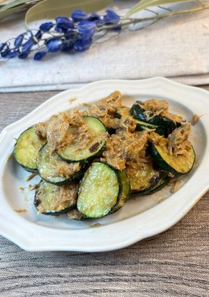 やみつき！ズッキーニのツナカレーマヨ炒め-レシピのメイン写真
