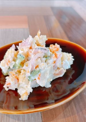 作り置きにも★蒸籠de簡単ポテトサラダ-レシピのメイン写真