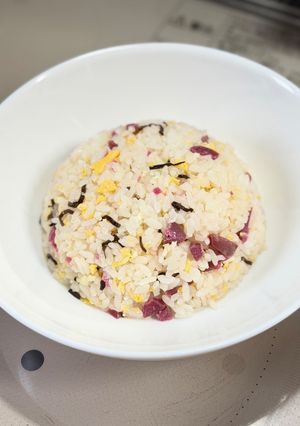 簡単でさっぱり カリカリ梅ご飯-レシピのメイン写真