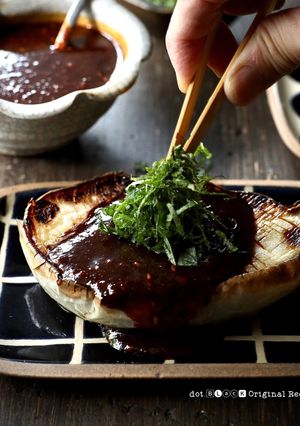 白ナスのステーキ⭐︎味噌田楽仕立て-レシピのメイン写真