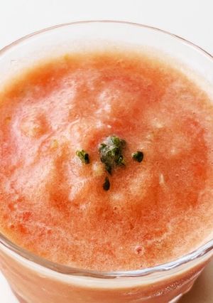トマト丸ごとフローズンガスパチョ-レシピのメイン写真