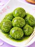 抹茶のお団子🍡糖質オフ🍡砂糖不使用