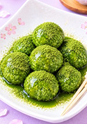 抹茶、きな粉、ココアお団子🍡糖質オフ🍡砂糖不使用-レシピのメイン写真