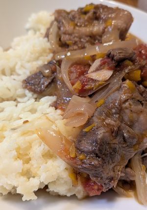牛すじ赤ワイン煮込み！-レシピのメイン写真