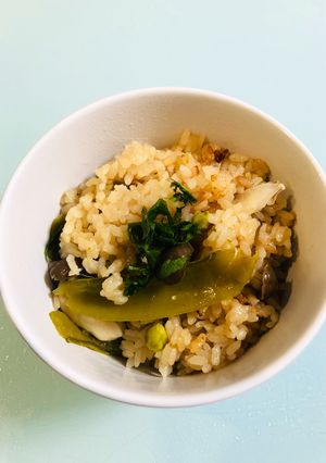 しめじとスナップえんどうの炊き込みご飯-レシピのメイン写真